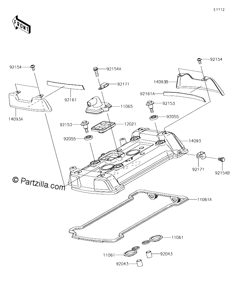 Diagrama de CYLINDER HEAD COVER