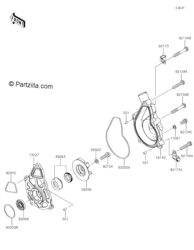 Diagrama de WATER PUMP