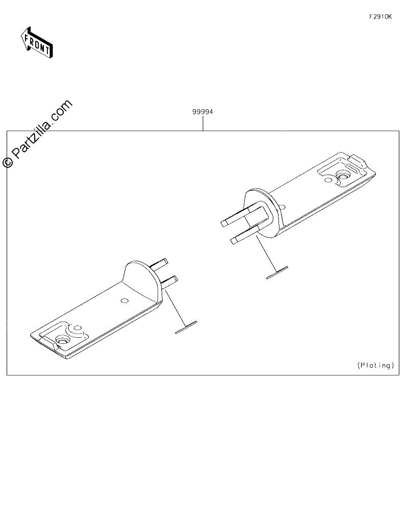 Diagrama de ACCESSORY FOOT PEG