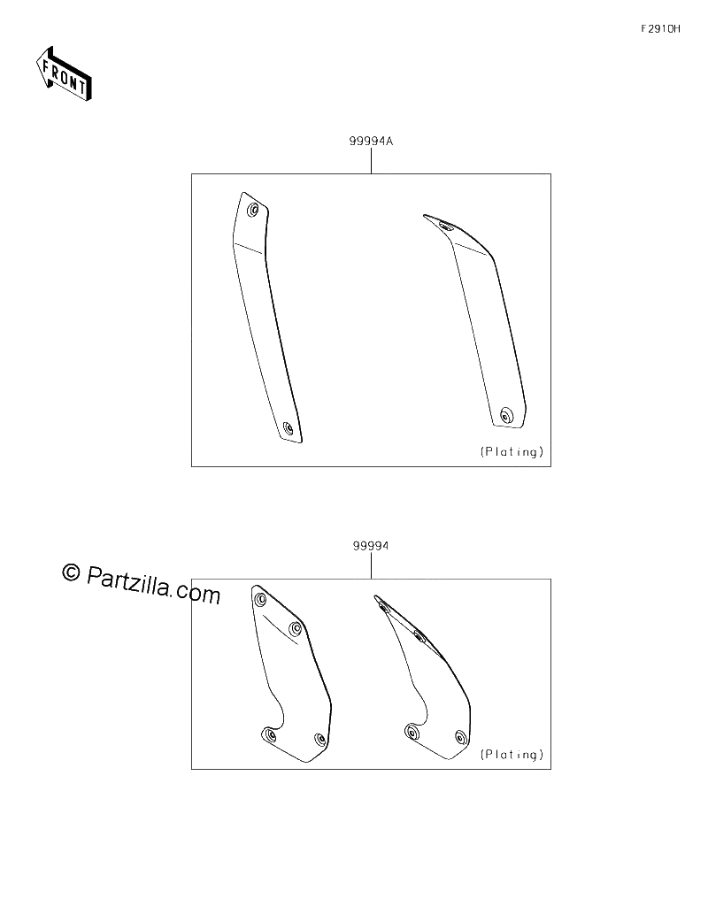 Diagrama de ACCESSORY OUTER COVER