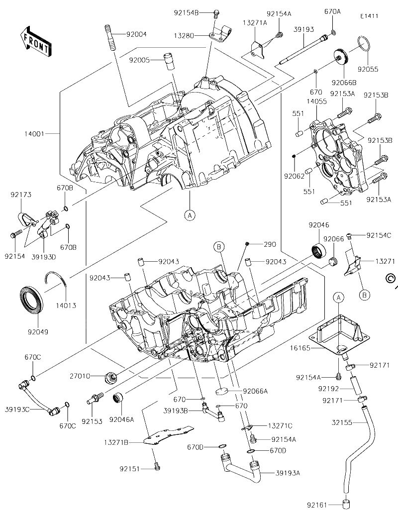 Diagrama de CRANKCASE