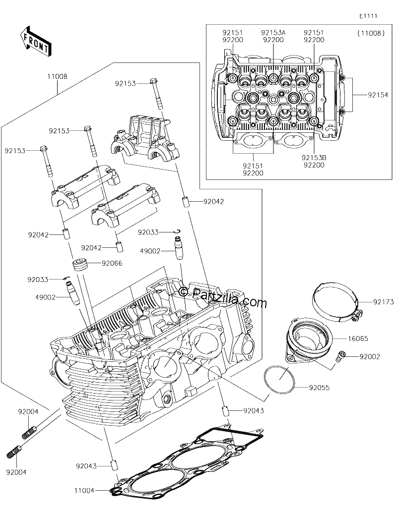 Diagrama de CYLINDER HEAD