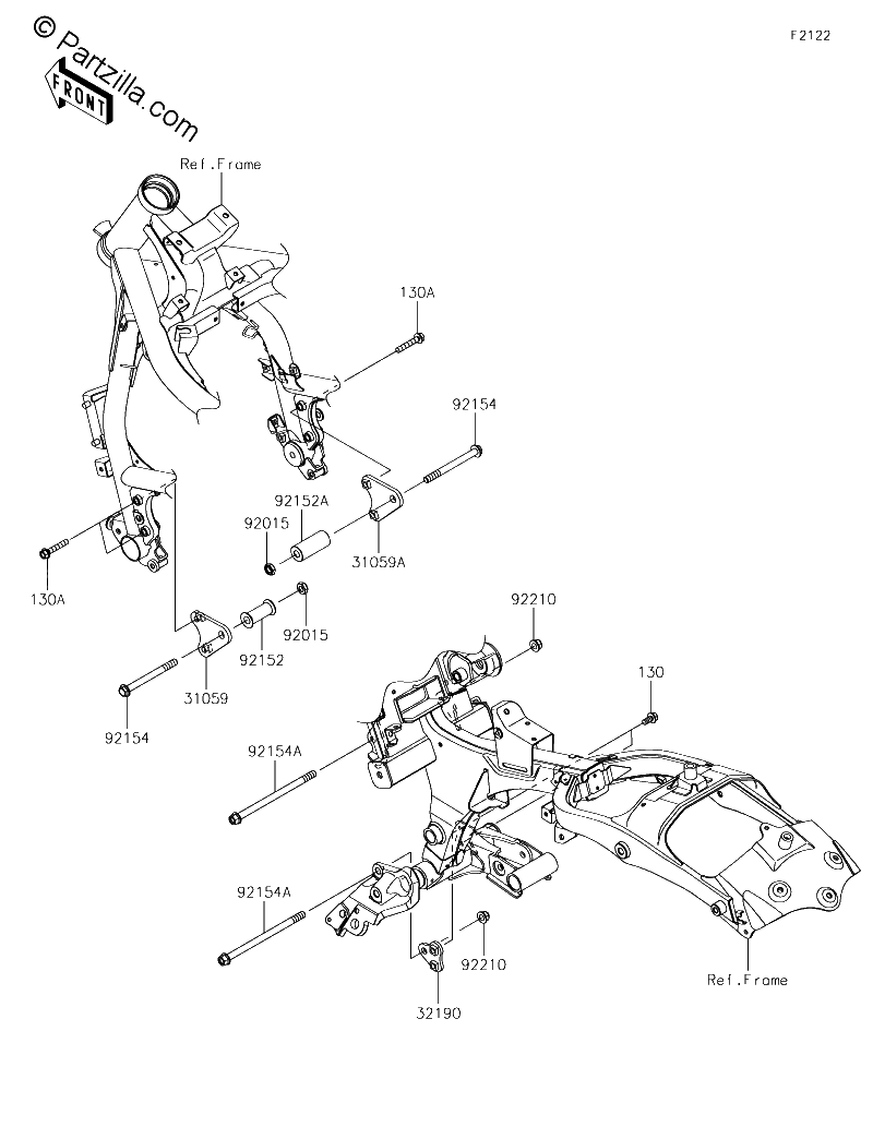 Diagrama de ENGINE MOUNT
