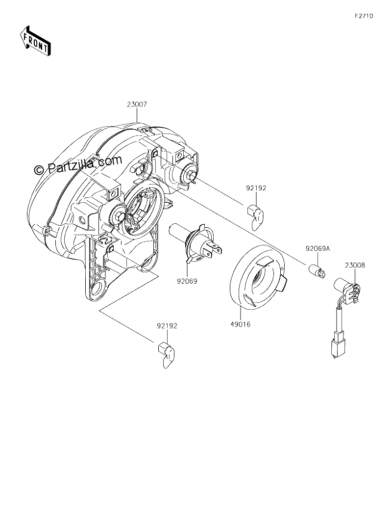 Diagrama de HEADLIGHT S
