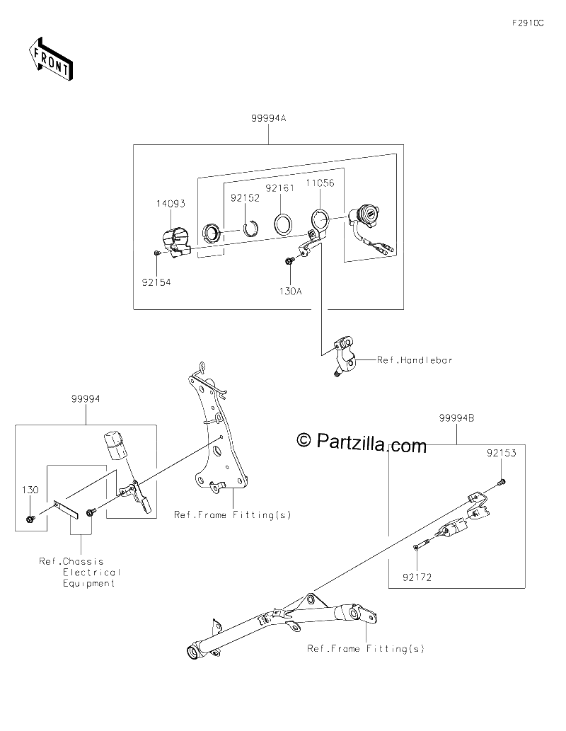 Diagrama de ACCESSORY HELMET LOCK ETC