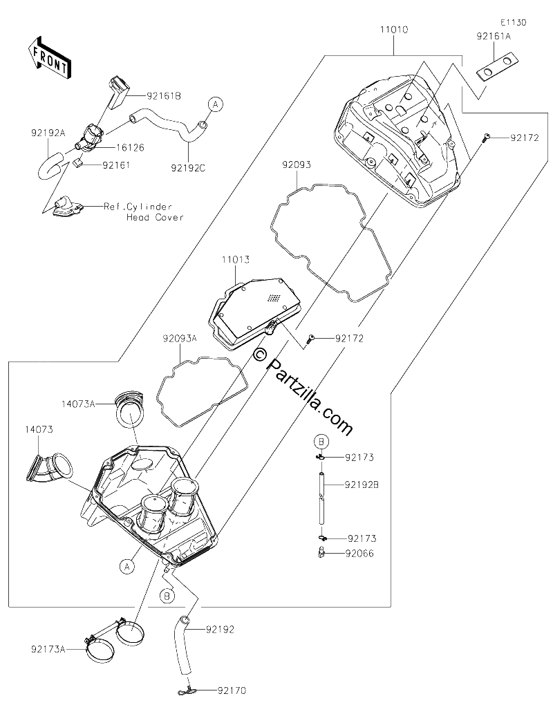 Diagrama de AIR CLEANER