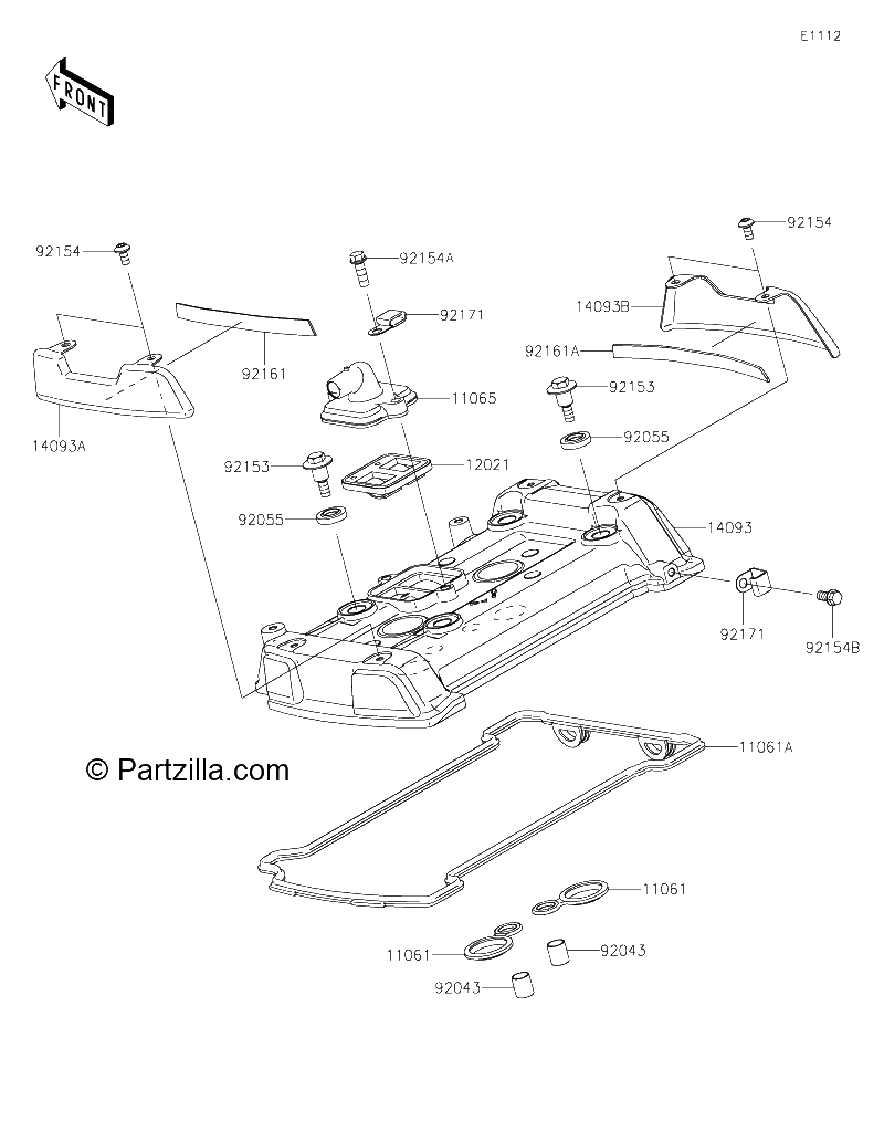 Diagrama de CYLINDER HEAD COVER