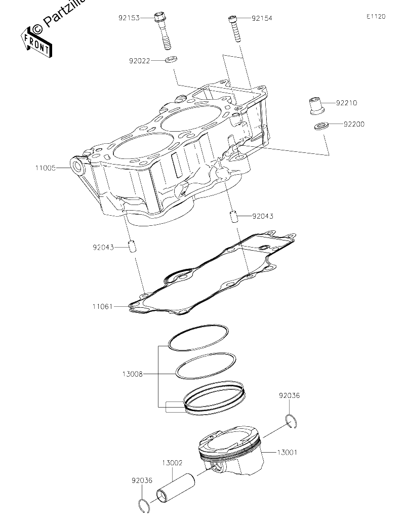 Diagrama de CYLINDER PISTON S
