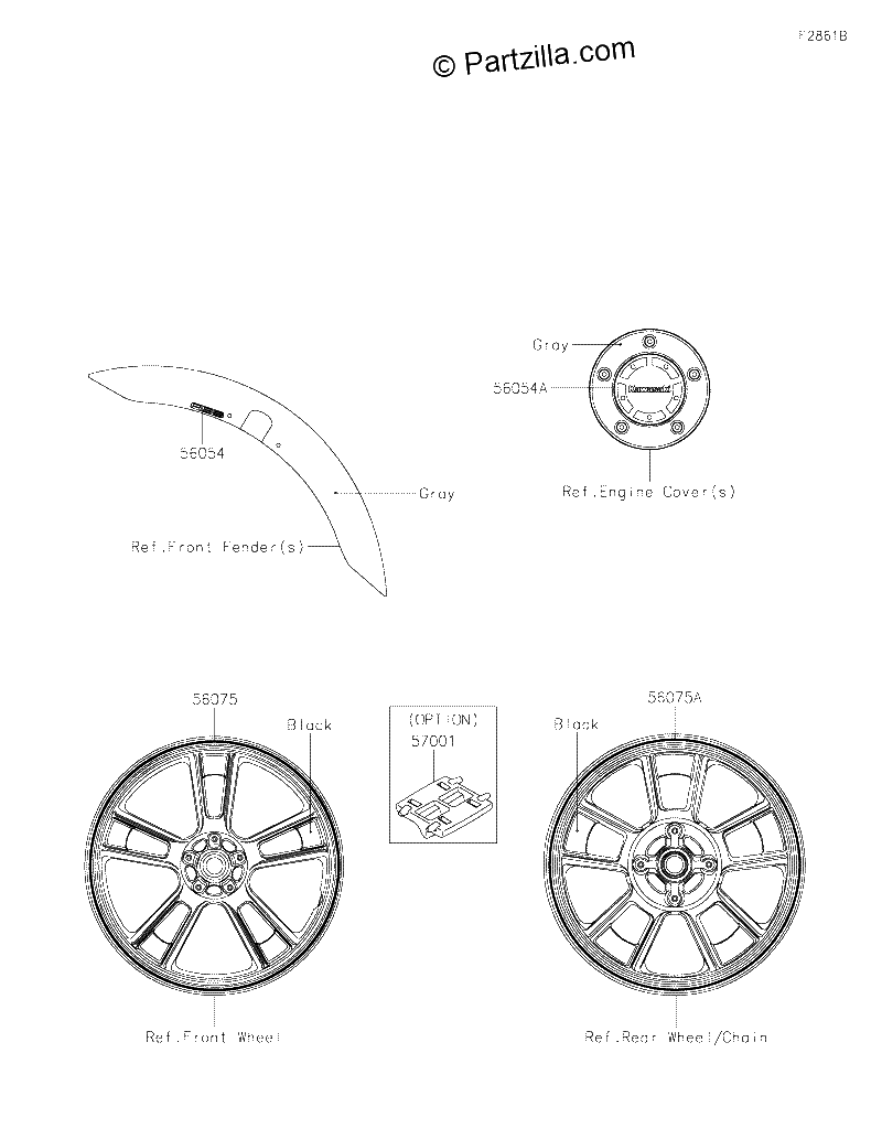 Diagrama de DECALS GRAY EJF