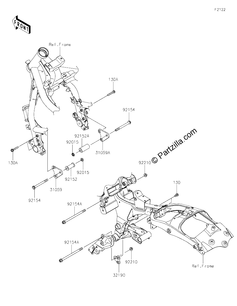 Diagrama de ENGINE MOUNT