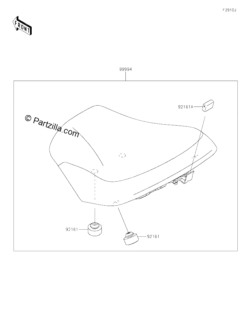 Diagrama de ACCESSORY HIGH SEAT