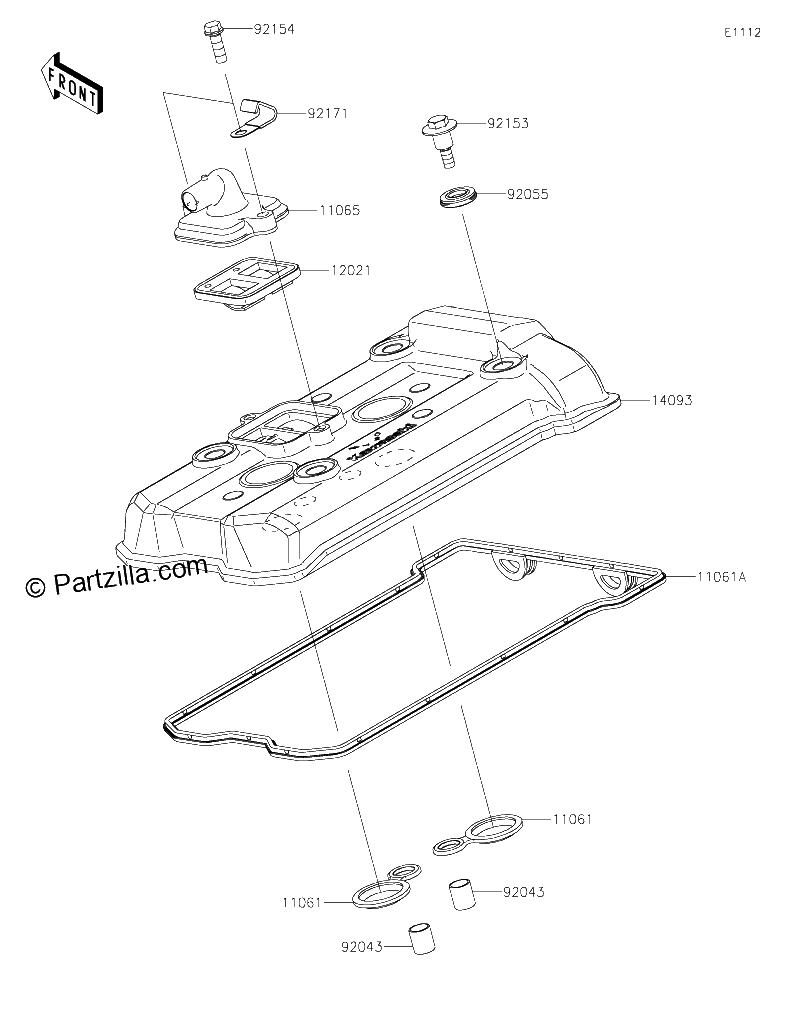 Diagrama de CYLINDER HEAD COVER
