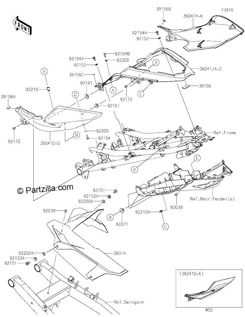 Diagrama de SIDE COVERS CHAIN COVER