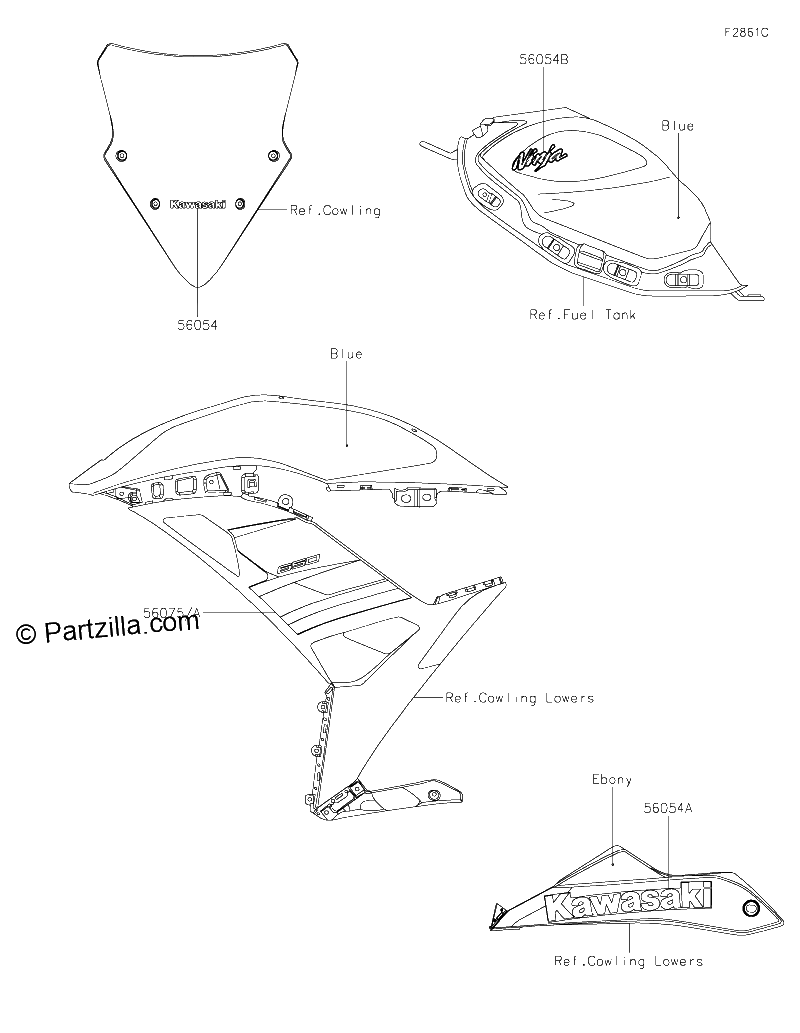 Diagrama de DECALS BLUE JJF