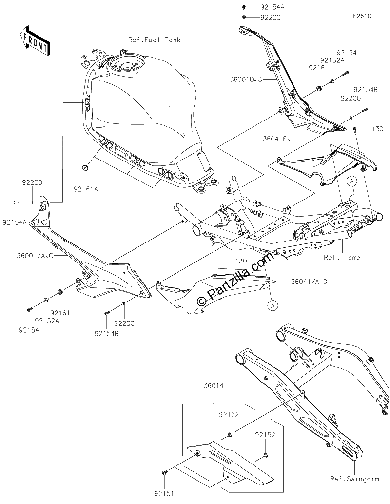 Diagrama de SIDE COVERS CHAIN COVER