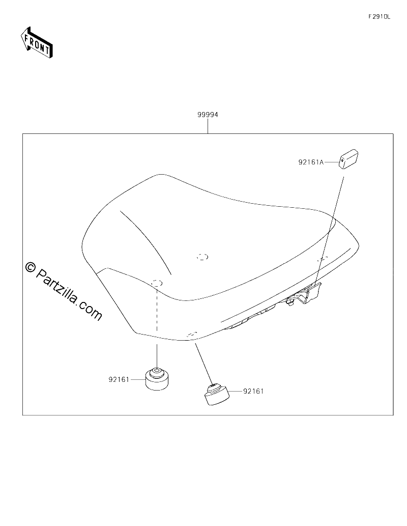 Diagrama de ACCESSORY HIGH SEAT