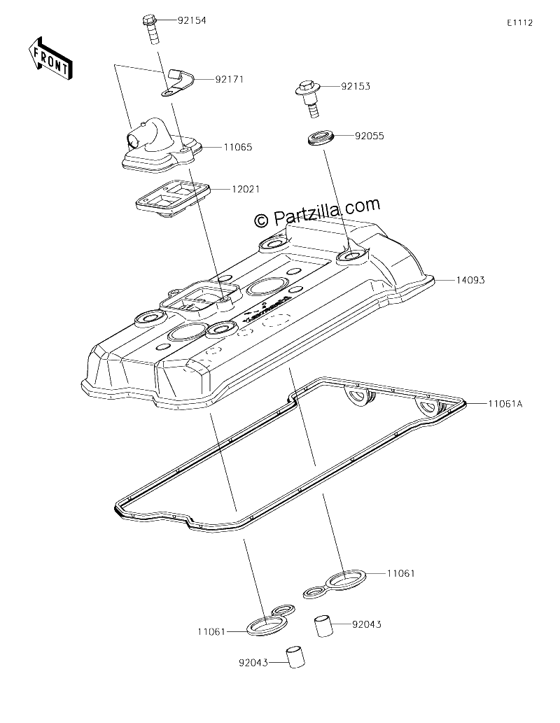 Diagrama de CYLINDER HEAD COVER