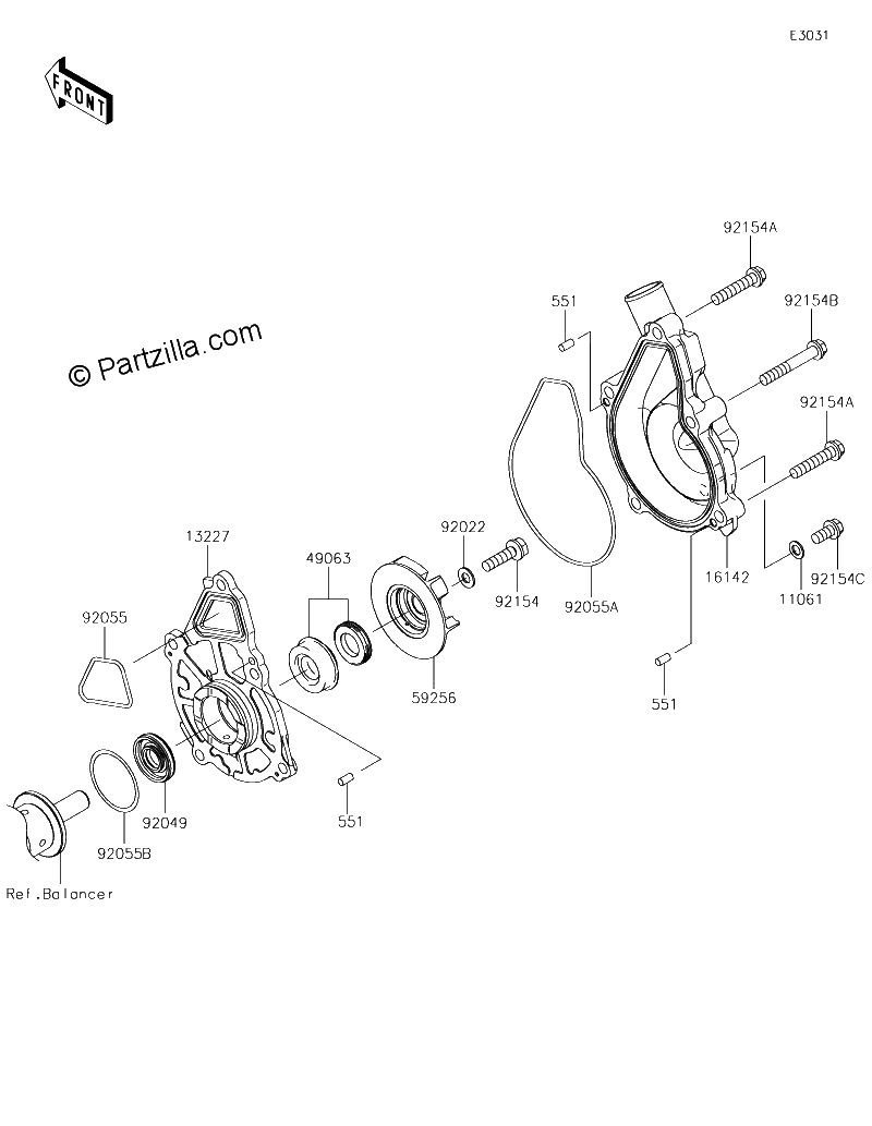 Diagrama de WATER PUMP