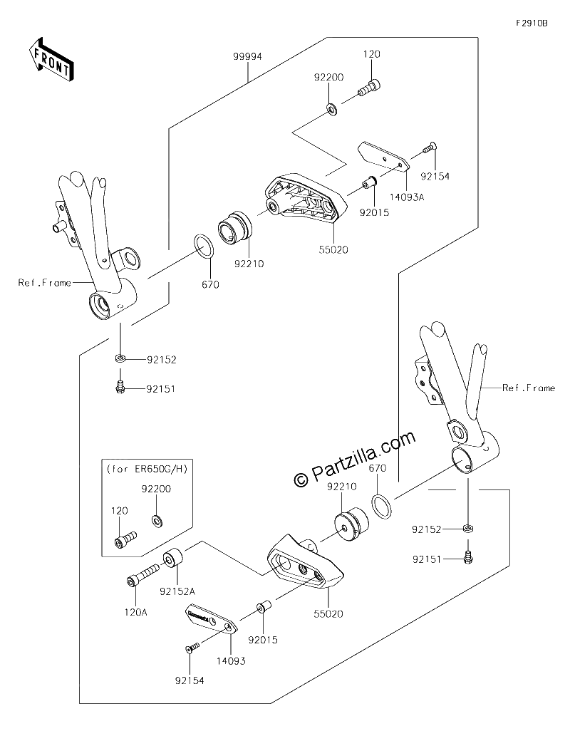 Diagrama de ACCESSORY FRAME SLIDER