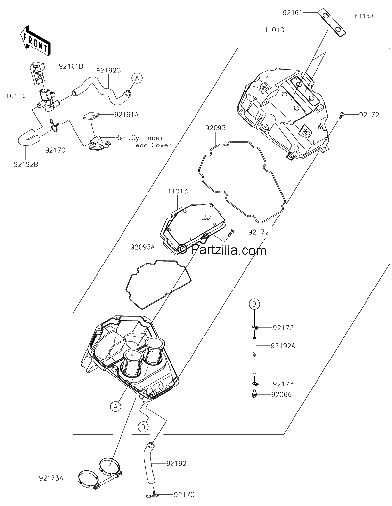 Diagrama de AIR CLEANER