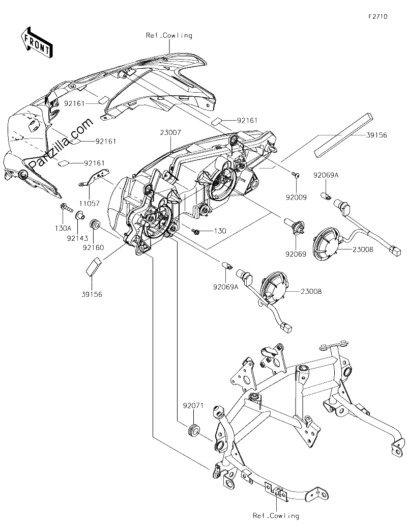 Diagrama de HEADLIGHT S