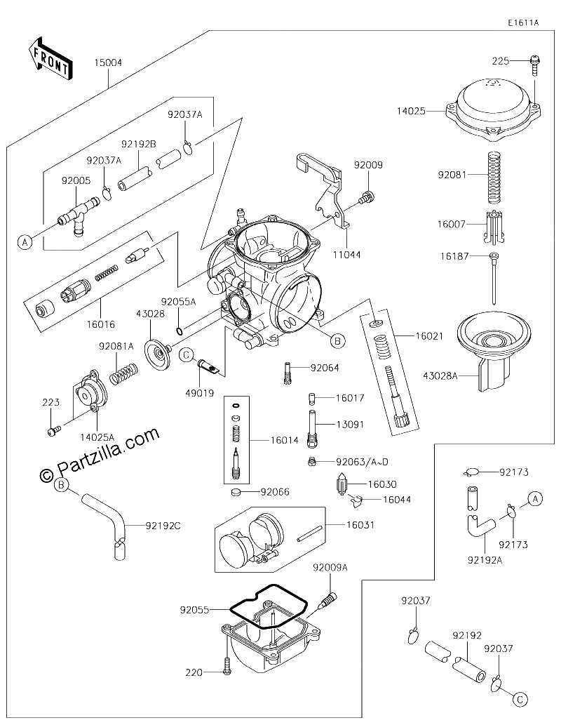 Diagrama de CARBURETOR CA