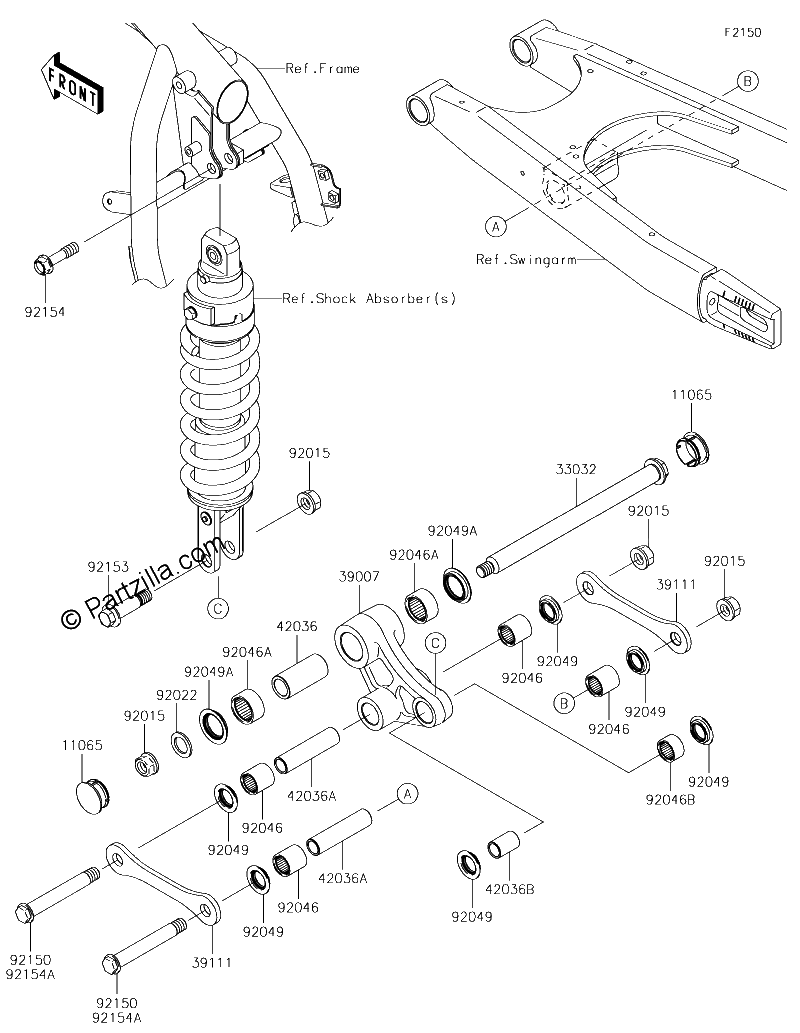 Diagrama de REAR SUSPENSION