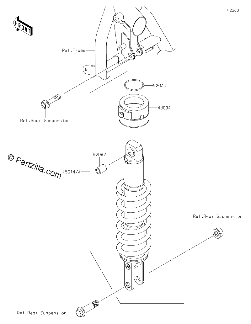 Diagrama de SHOCK ABSORBER S