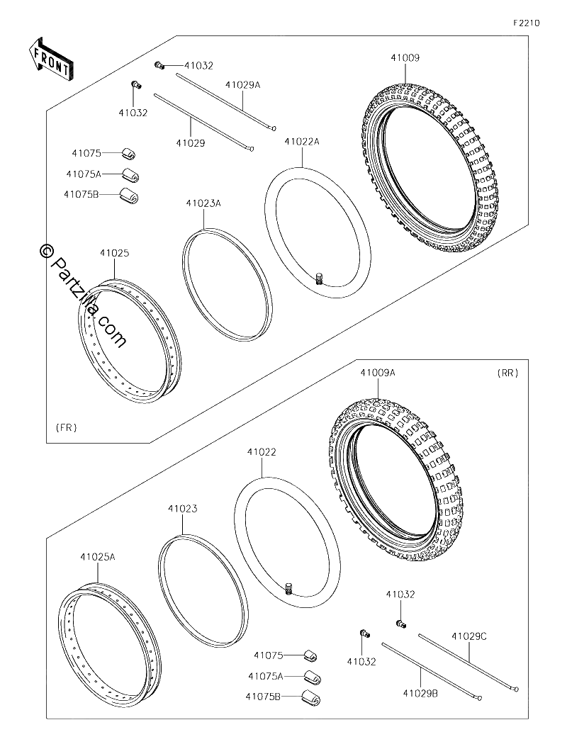 Diagrama de WHEELS TIRES
