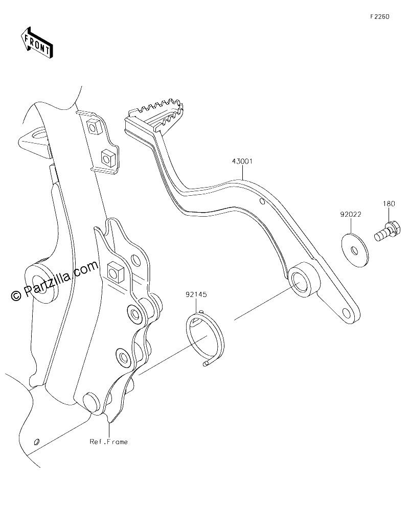 Diagrama de BRAKE PEDAL