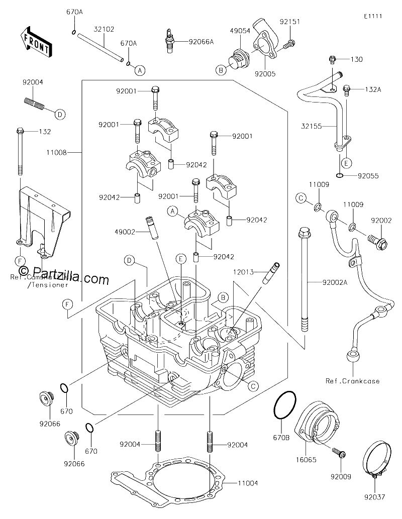 Diagrama de CYLINDER HEAD