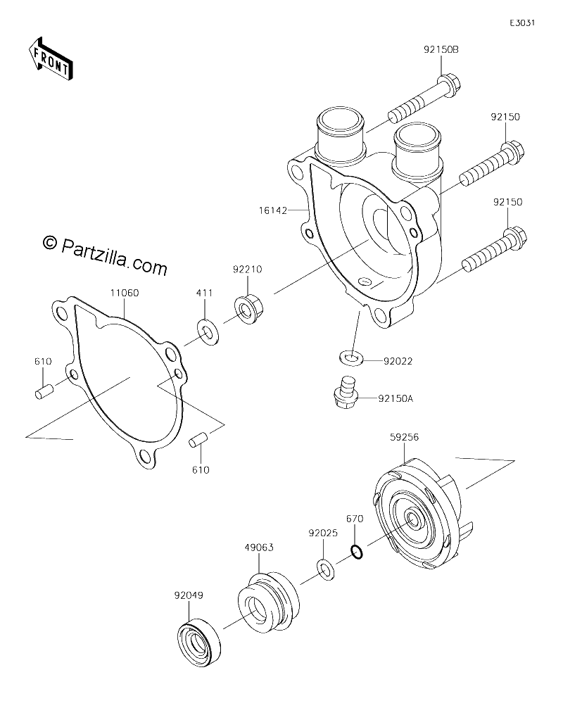 Diagrama de WATER PUMP