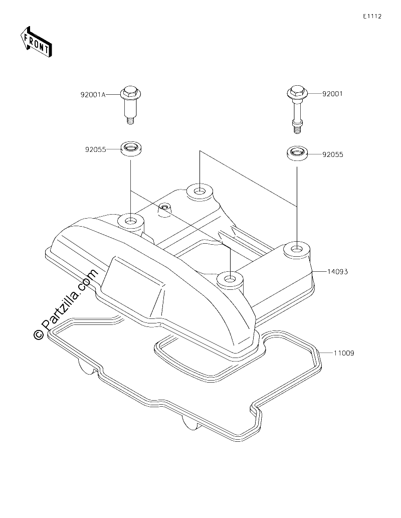 Diagrama de CYLINDER HEAD COVER