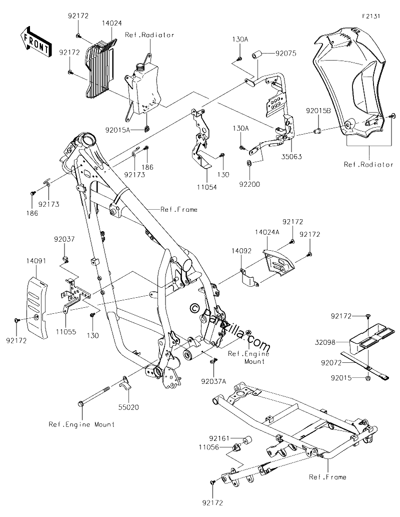 Diagrama de FRAME FITTINGS