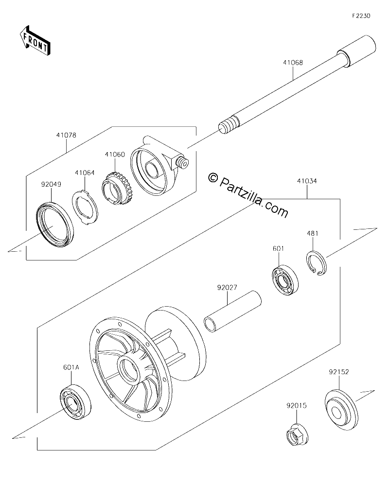 Diagrama de FRONT HUB