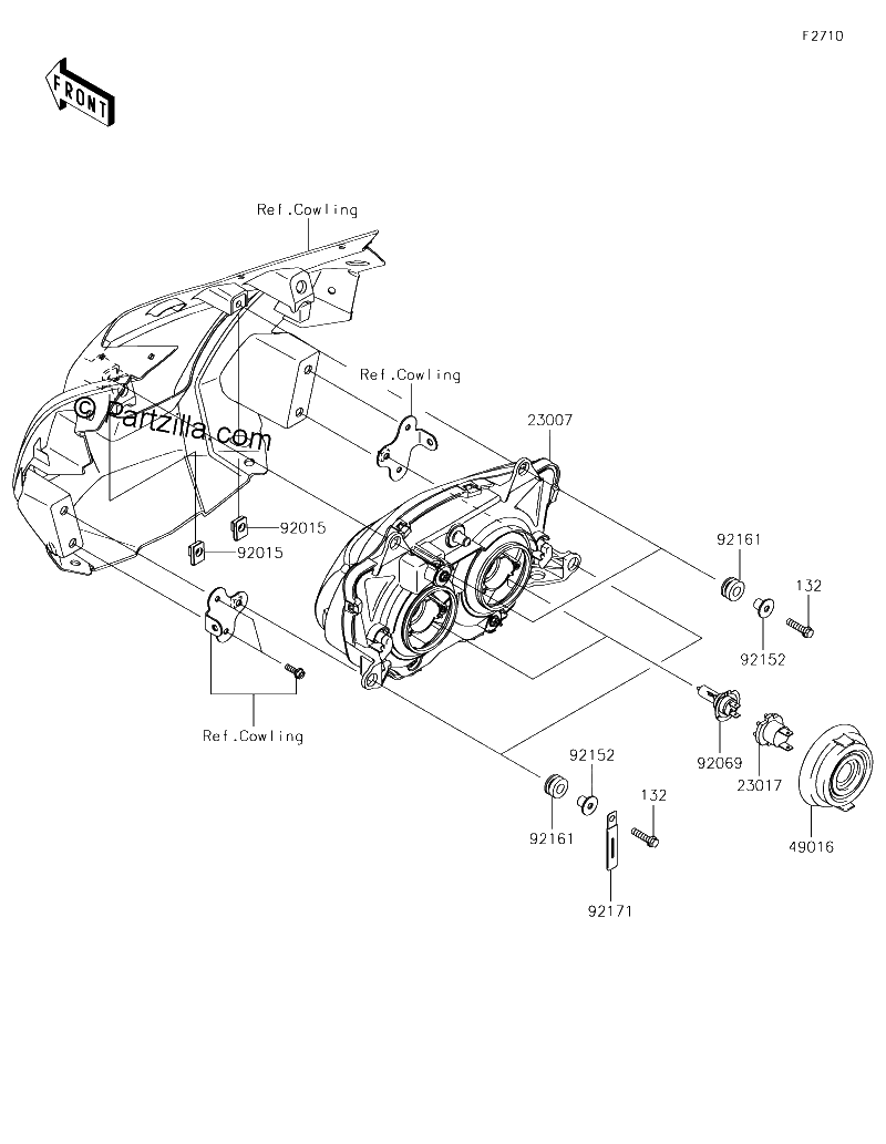 Diagrama de HEADLIGHT S