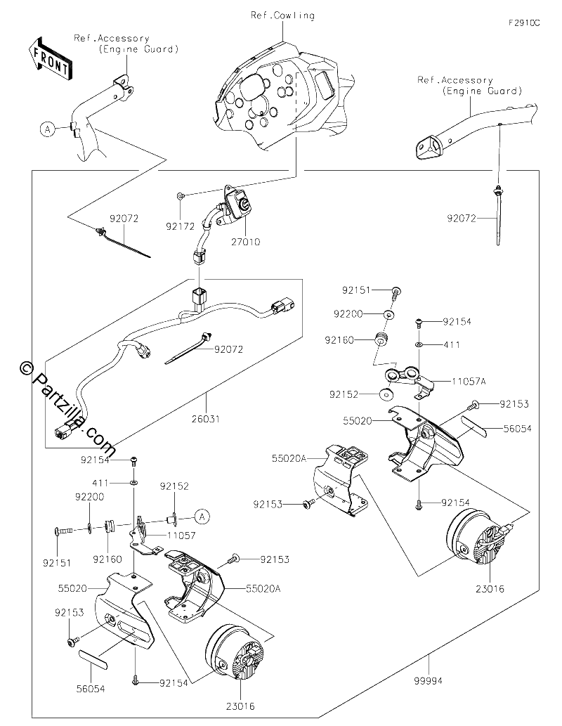 Diagrama de ACCESSORY FOG LAMP