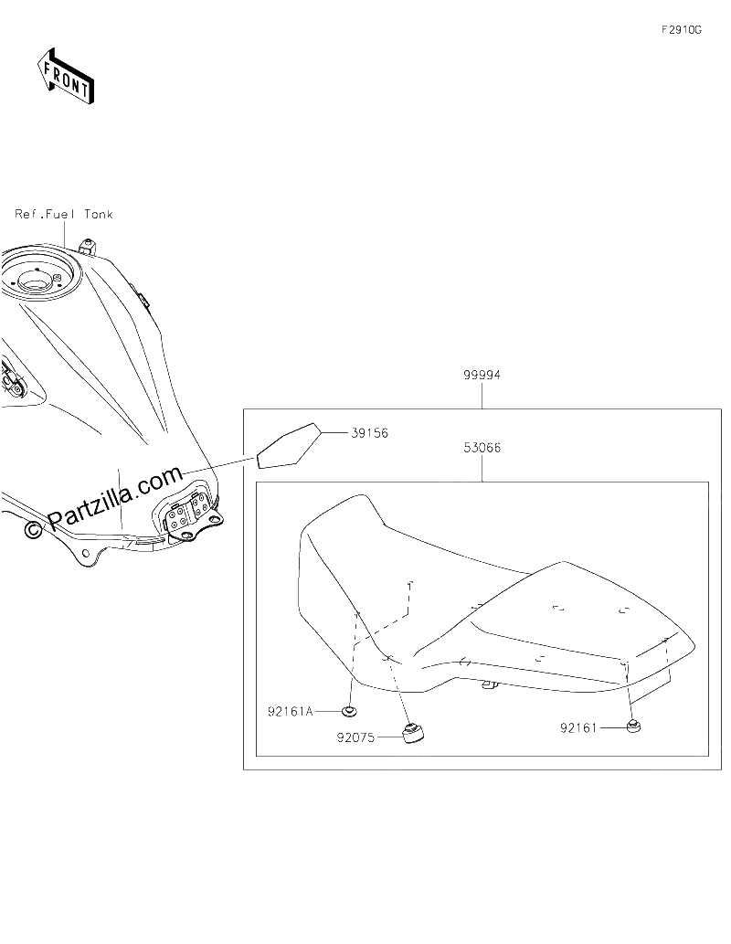 Diagrama de ACCESSORY HIGH SEAT