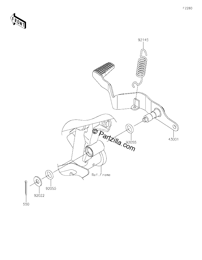 Diagrama de BRAKE PEDAL