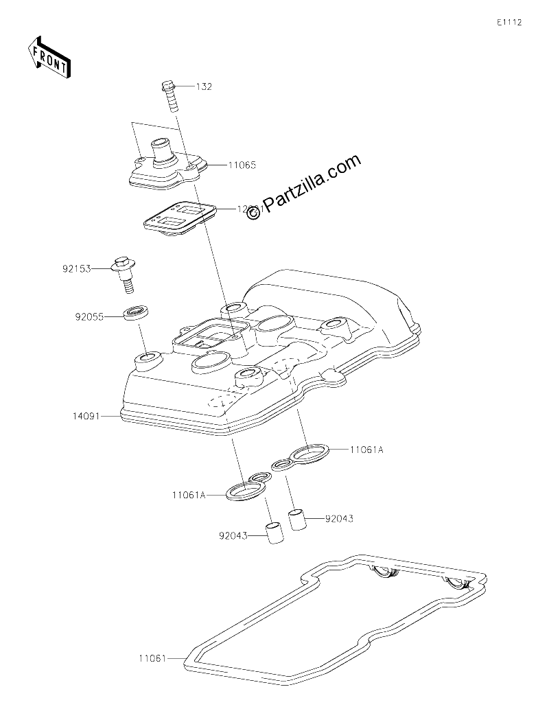 Diagrama de CYLINDER HEAD COVER