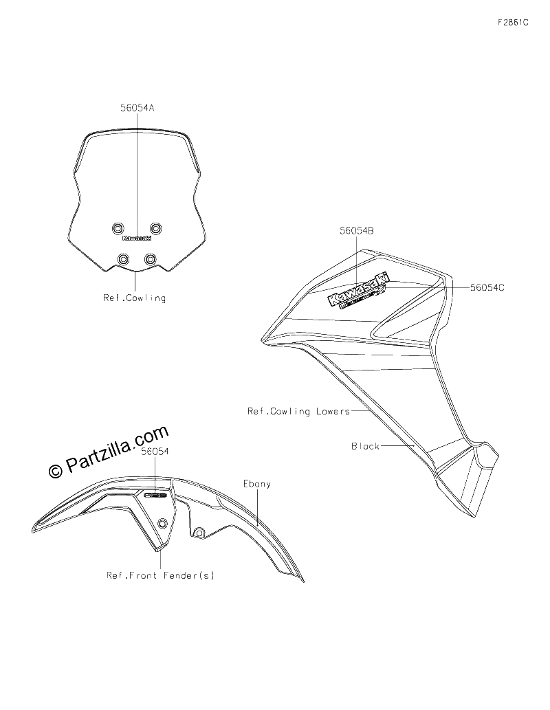 Diagrama de DECALS BLACK CJF