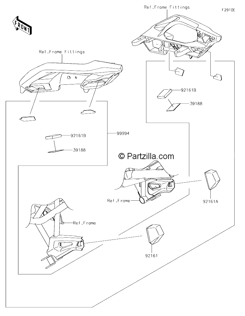 Diagrama de ACCESSORY BAG FITTING KIT