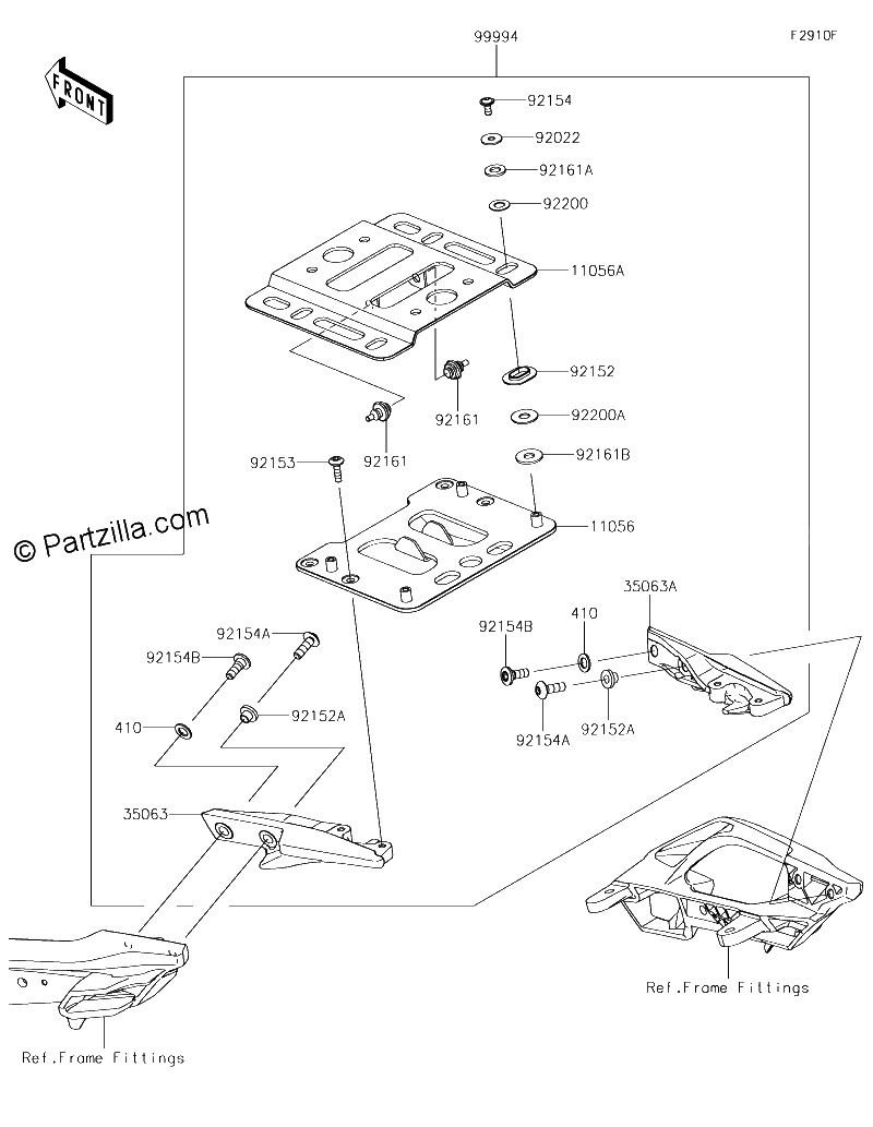 Diagrama de ACCESSORY TOPCASE BRACKET