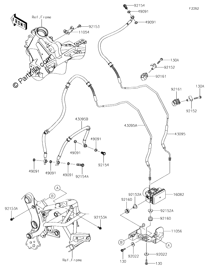 Diagrama de BRAKE PIPING
