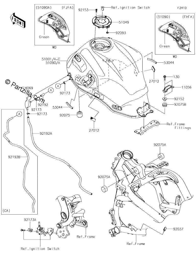 Diagrama de FUEL TANK