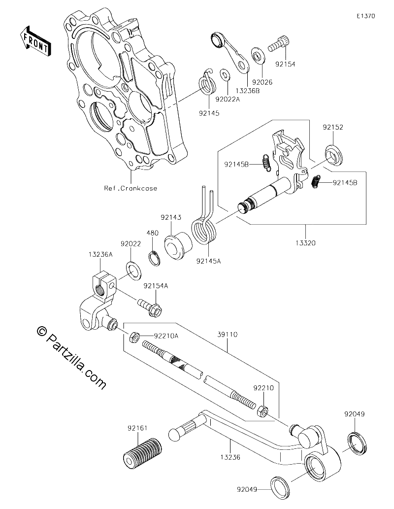 Diagrama de GEAR CHANGE MECHANISM