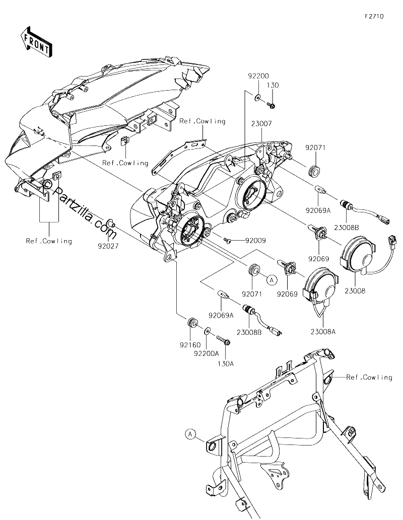 Diagrama de HEADLIGHT S