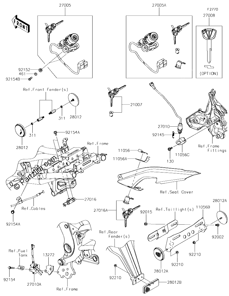 Diagrama de IGNITION SWITCH