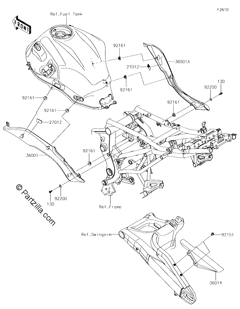 Diagrama de SIDE COVERS CHAIN COVER