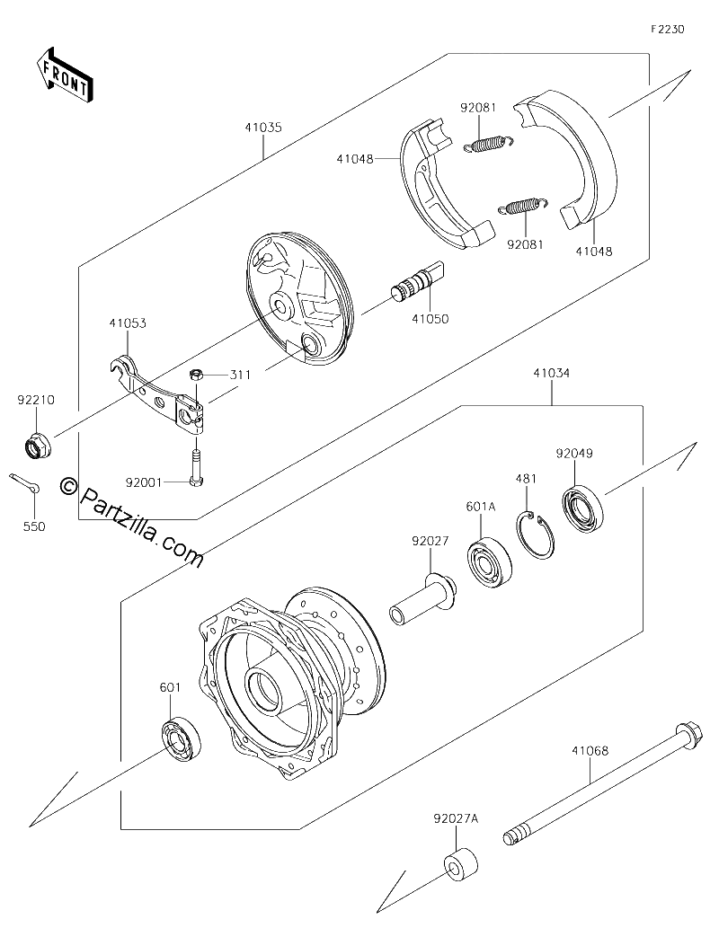 Diagrama de FRONT HUB